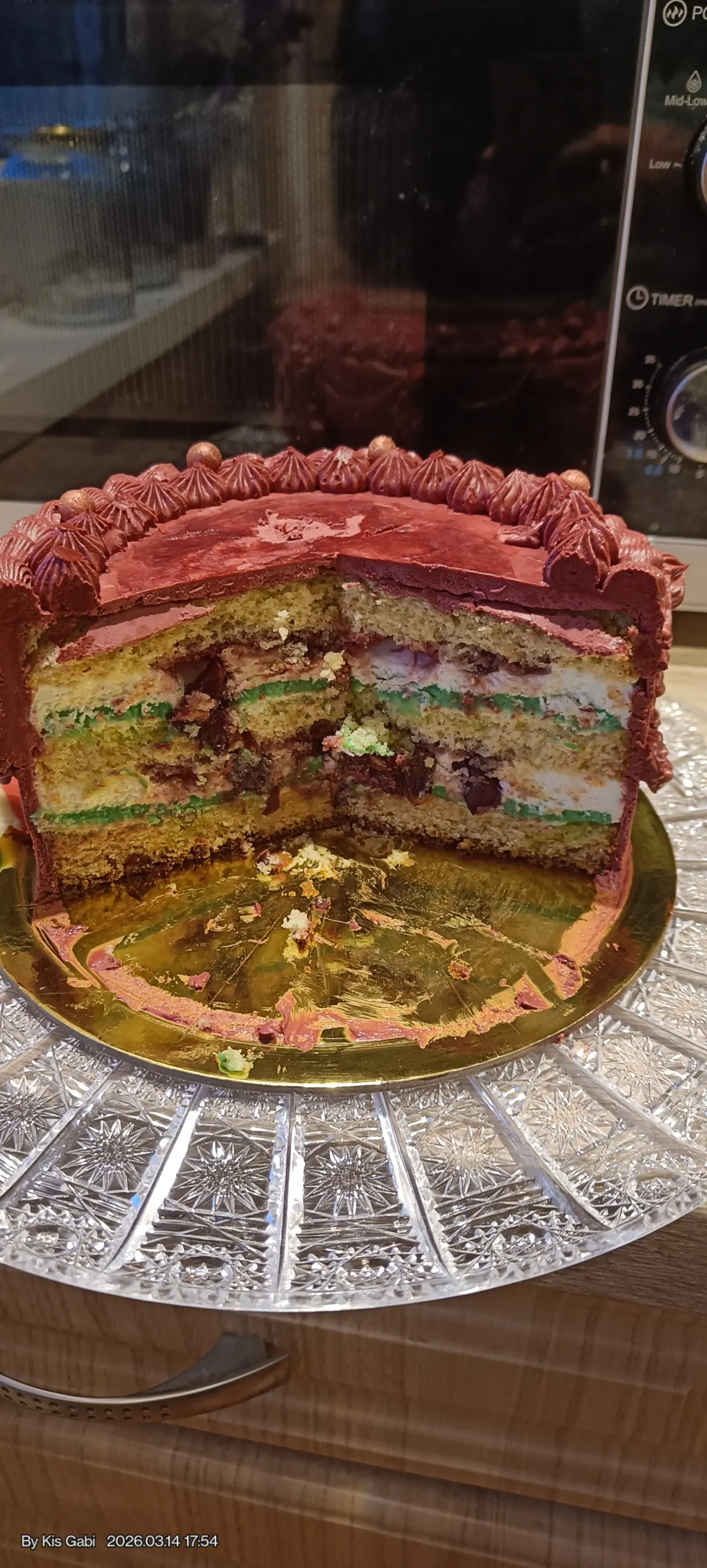 Marcipános joghurtos torta